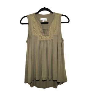 2/$20 Knox Rose Women's  Tank top olive green S